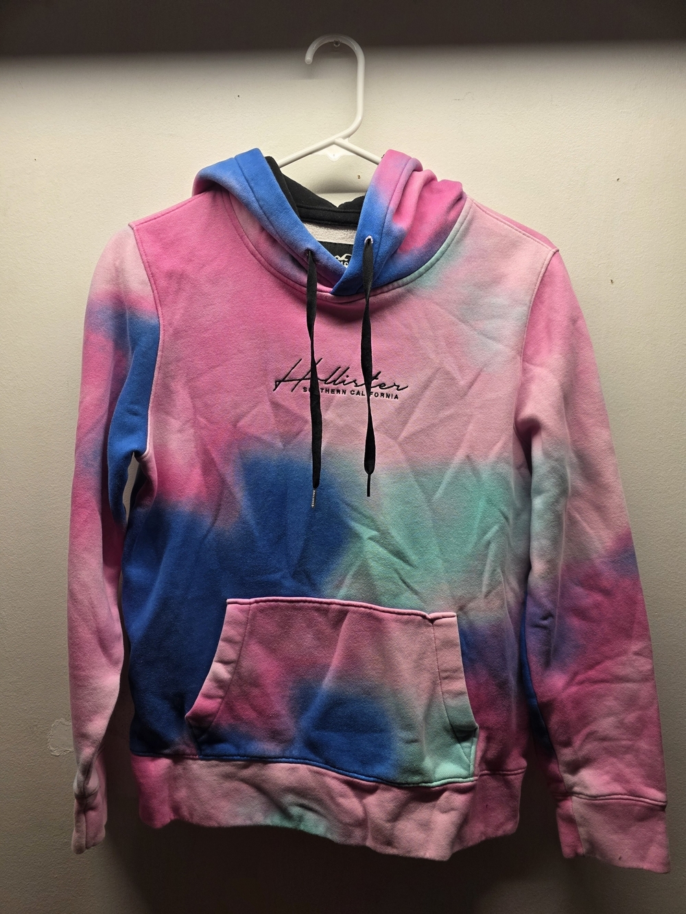 Hollister Women's Multicolor Tie-Dye Pullover Hoodie